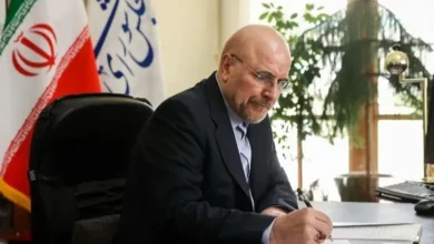 قالیباف، قاتلان قائد امت، شهدای ایران، وعده الهی، انتقام از مستکبران، آزادی قدس، مراسم تشییع، رهبر شهید، مجلس شورای اسلامی، رئیس مجلس